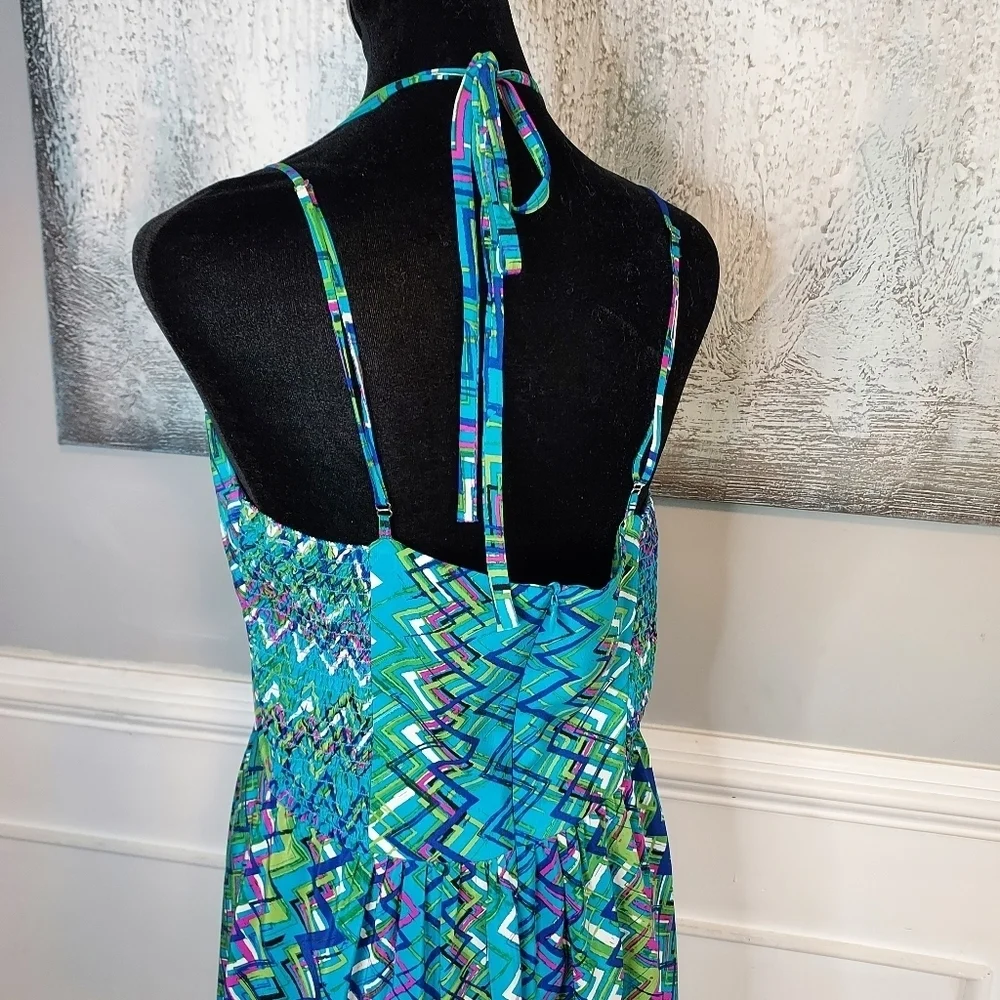 Amanda Uprichard 100% Silk Print Dress - Picture 11 of 14